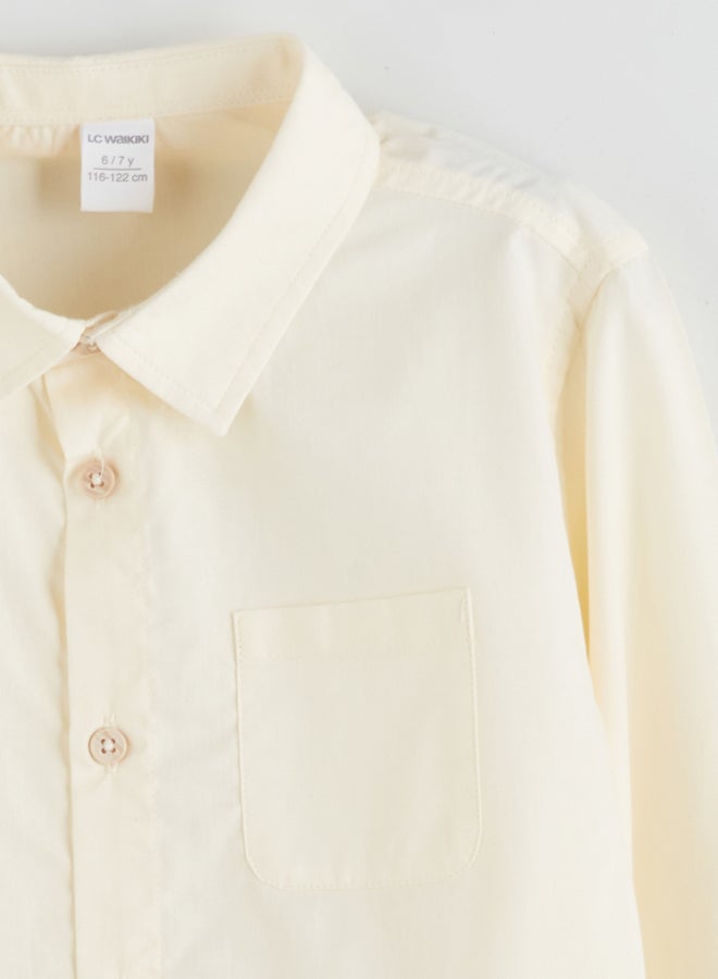 LC WAIKIKI Basic Long Sleeve Boys' Shirt - Image 2